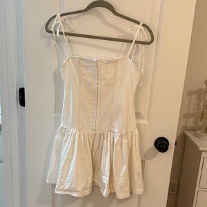 Shein Off White Mini Dress